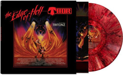 THOR - EDGE OF HELL - RED MARBLE Vinyl LP { vinyl }