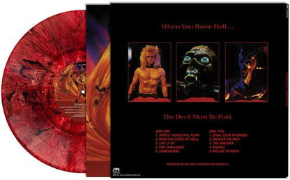 THOR - EDGE OF HELL - RED MARBLE Vinyl LP { vinyl }