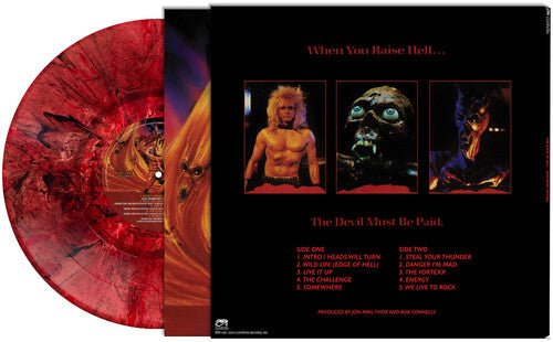 THOR - EDGE OF HELL - RED MARBLE Vinyl LP { vinyl }