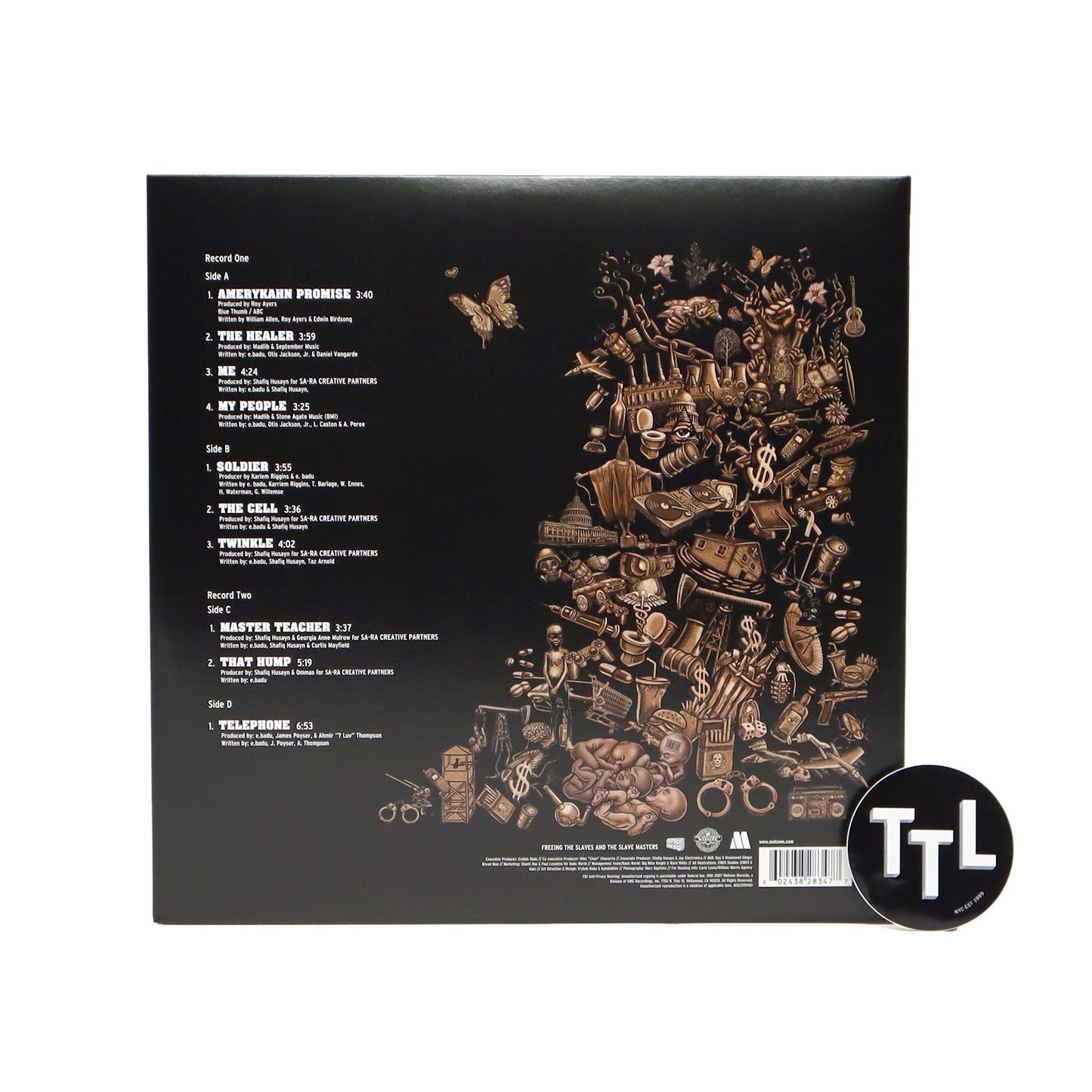 Erykah Badu: New Amerykah, Part One - 4th World War (Colored Vinyl) Vinyl 2LP { vinyl }