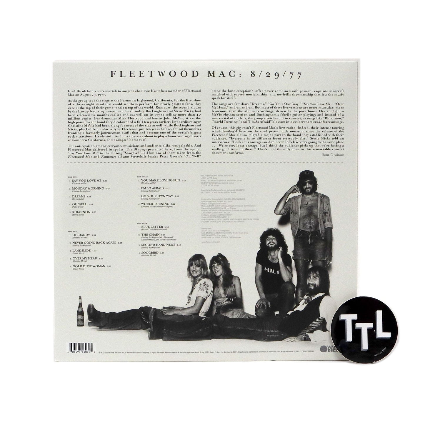 Fleetwood Mac: Rumours Live (180g) Vinyl 2LP { vinyl }
