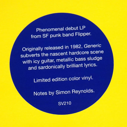 Flipper: Generic Flipper (Colored Vinyl) Vinyl LP { vinyl }