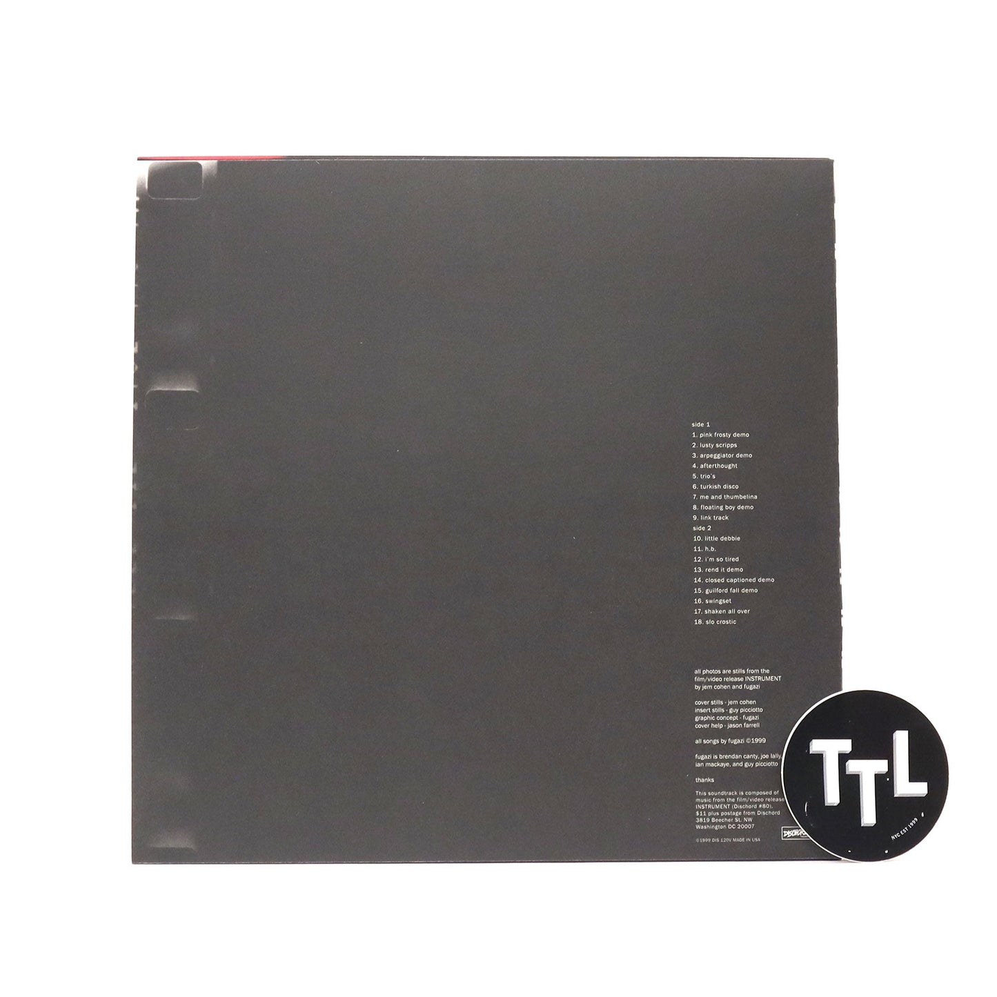 Fugazi: Instrument Soundtrack (Colored Vinyl) Vinyl LP { vinyl }