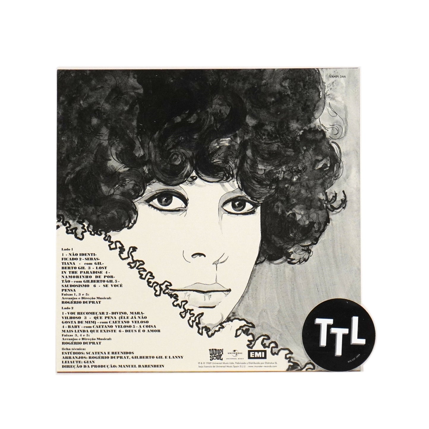 Gal Costa: Gal Costa (1969) Vinyl LP { vinyl }