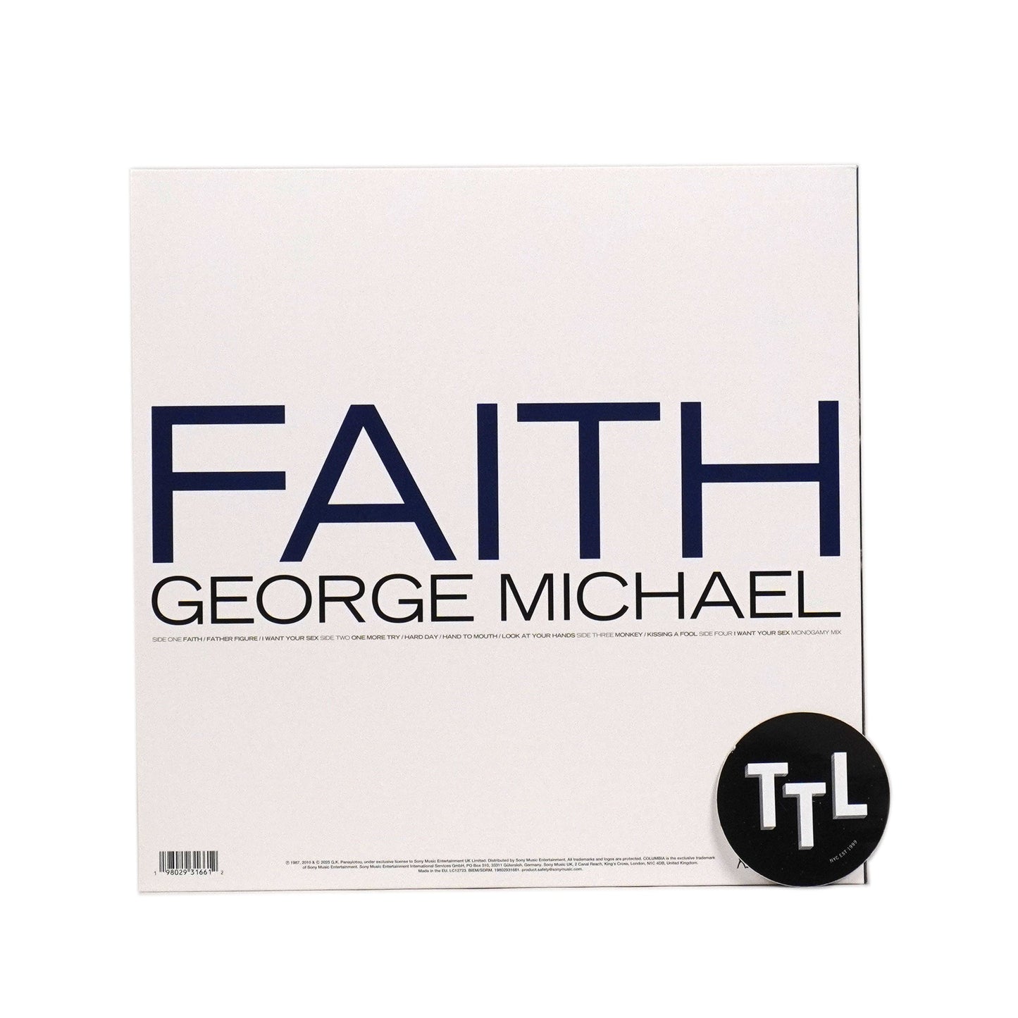 George Michael: Faith (Colored Vinyl) Vinyl 2LP { vinyl }