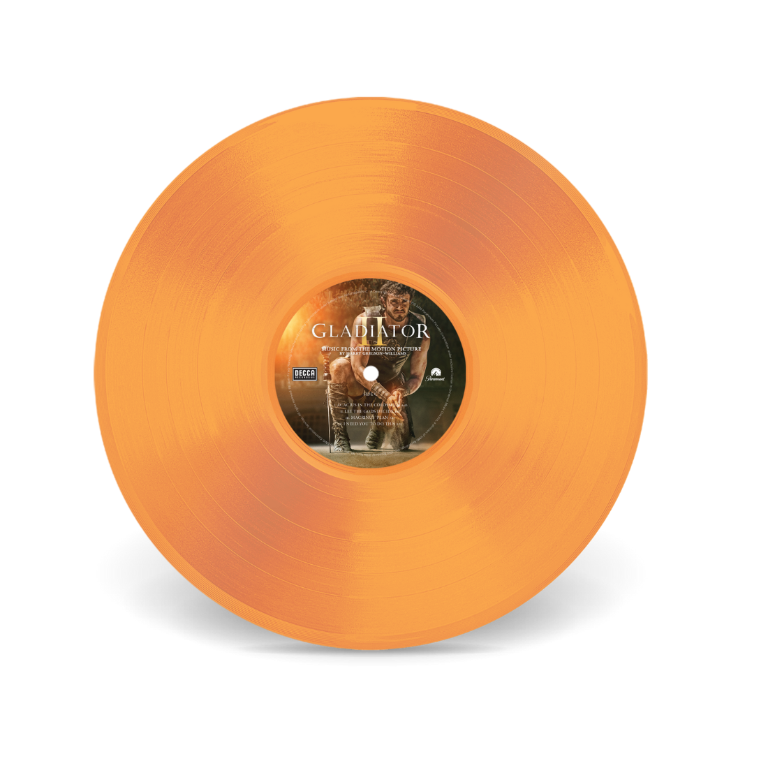 Gladiator II (Original Soundtrack): Translucent Orange Vinyl 2LP { vinyl }