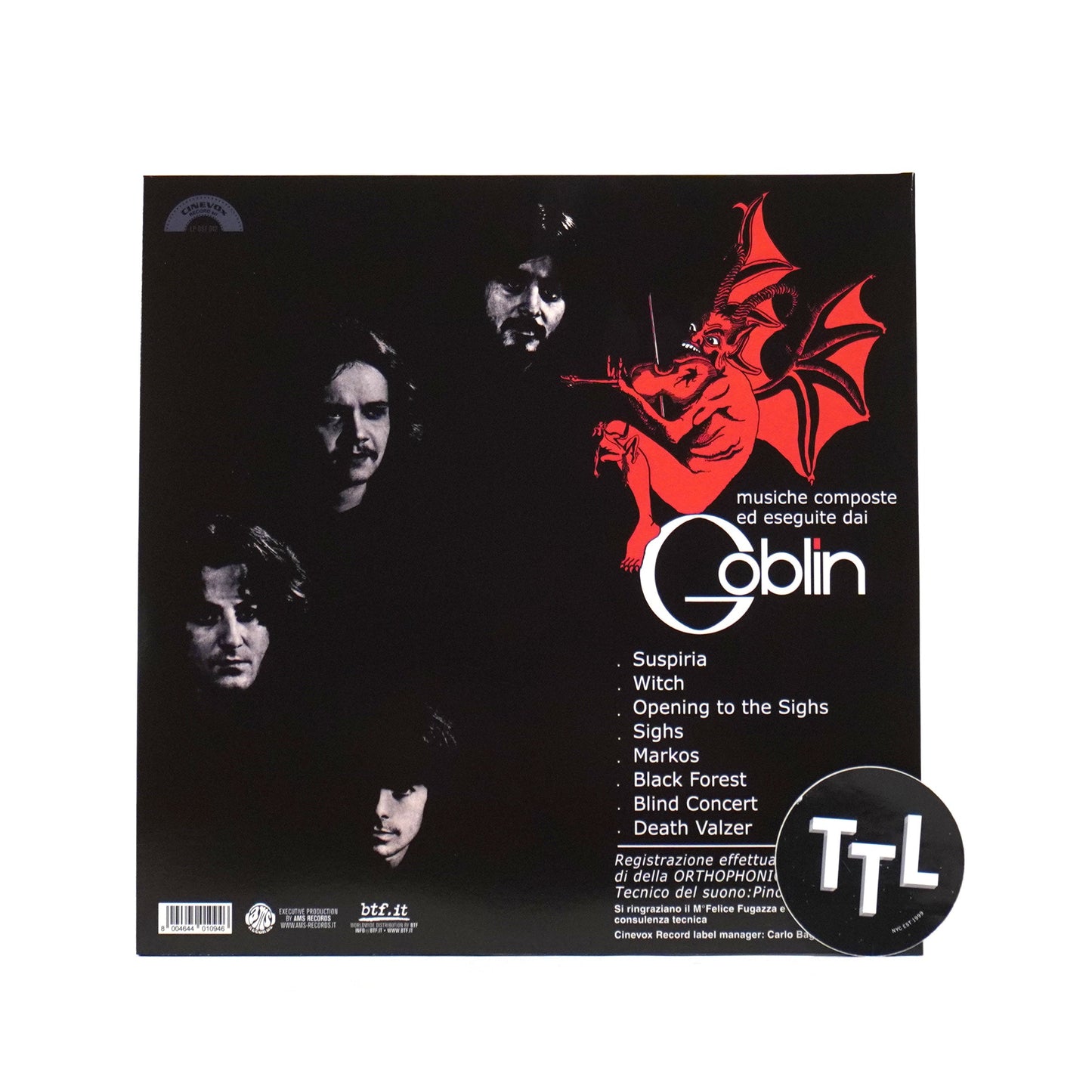 Goblin: Suspiria Soundtrack (Import) Vinyl LP { vinyl }