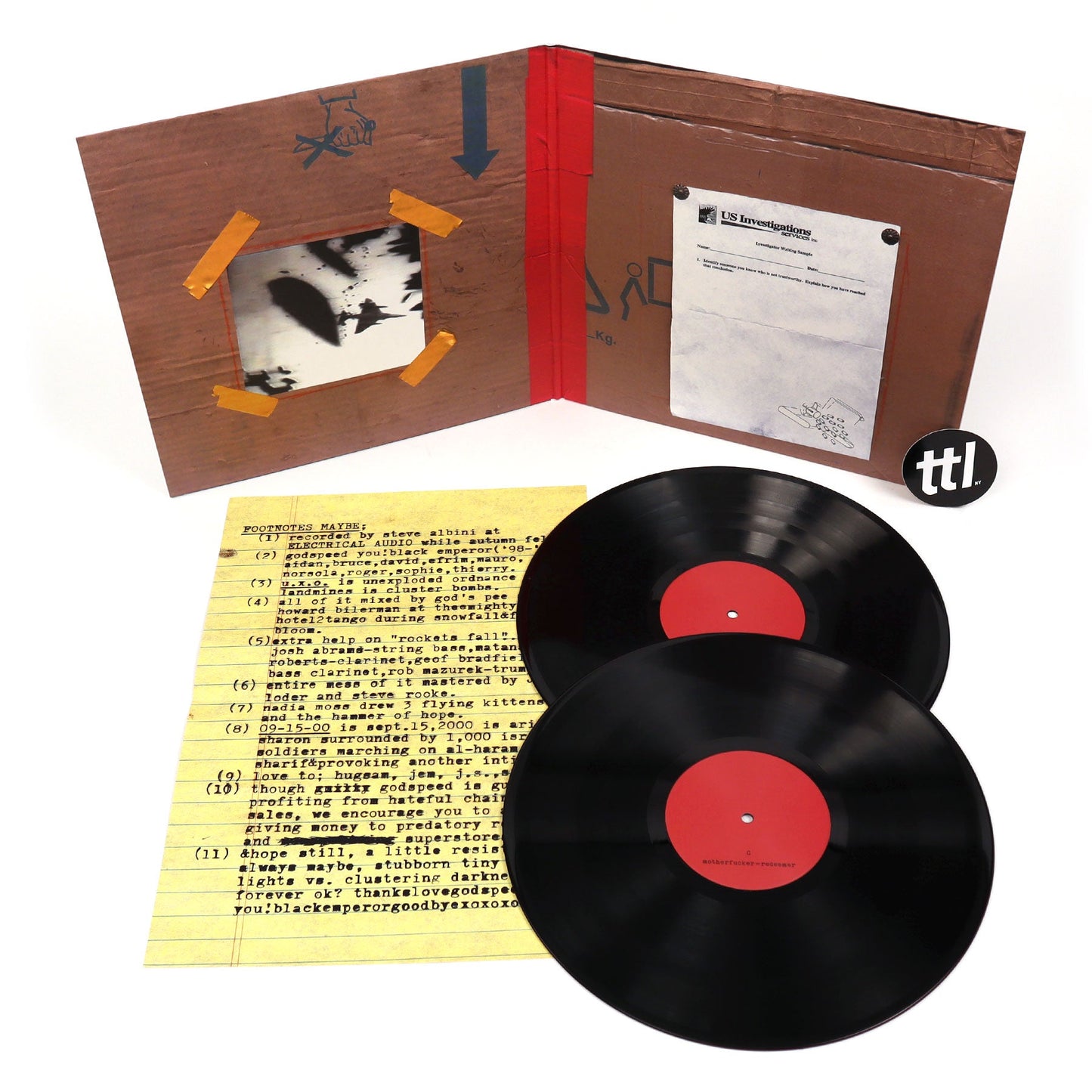 Godspeed You! Black Emperor: Yanqui U.X.O. (180g) Vinyl 2LP { vinyl }