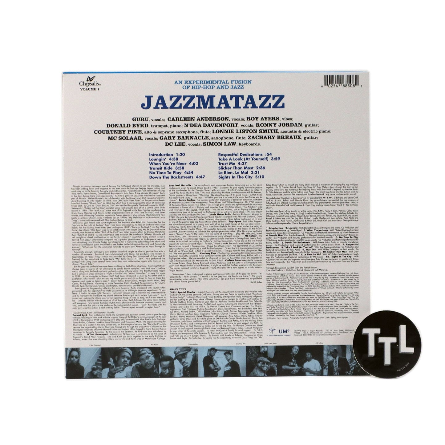 Guru: Jazzmatazz Volume 1 Vinyl LP { vinyl }