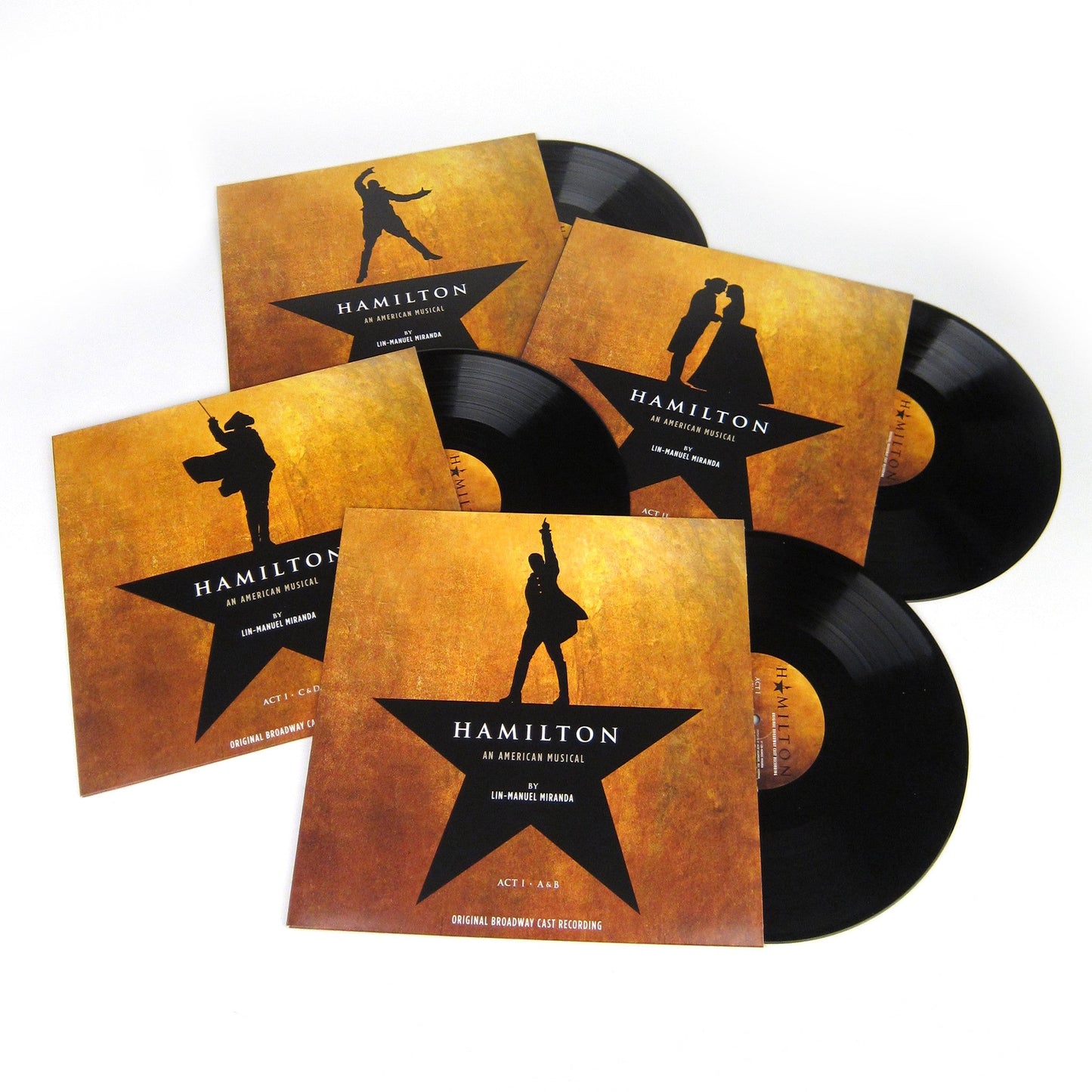 Hamilton: Original Broadway Cast Recording Vinyl 4LP Boxset { vinyl }
