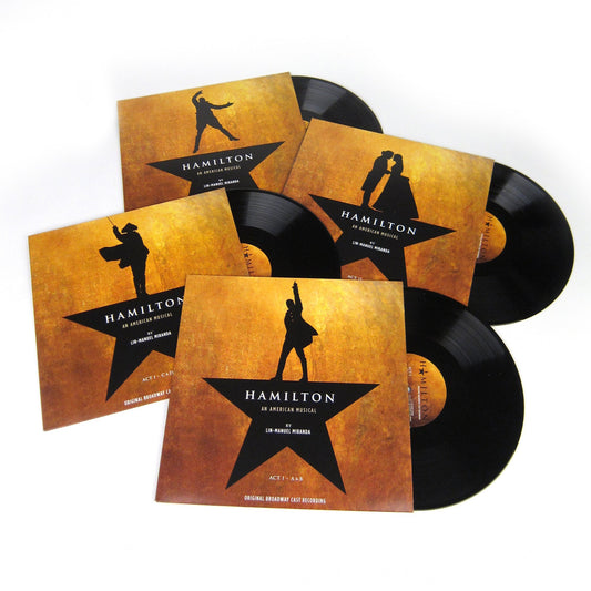 Hamilton: Original Broadway Cast Recording Vinyl 4LP Boxset { vinyl }