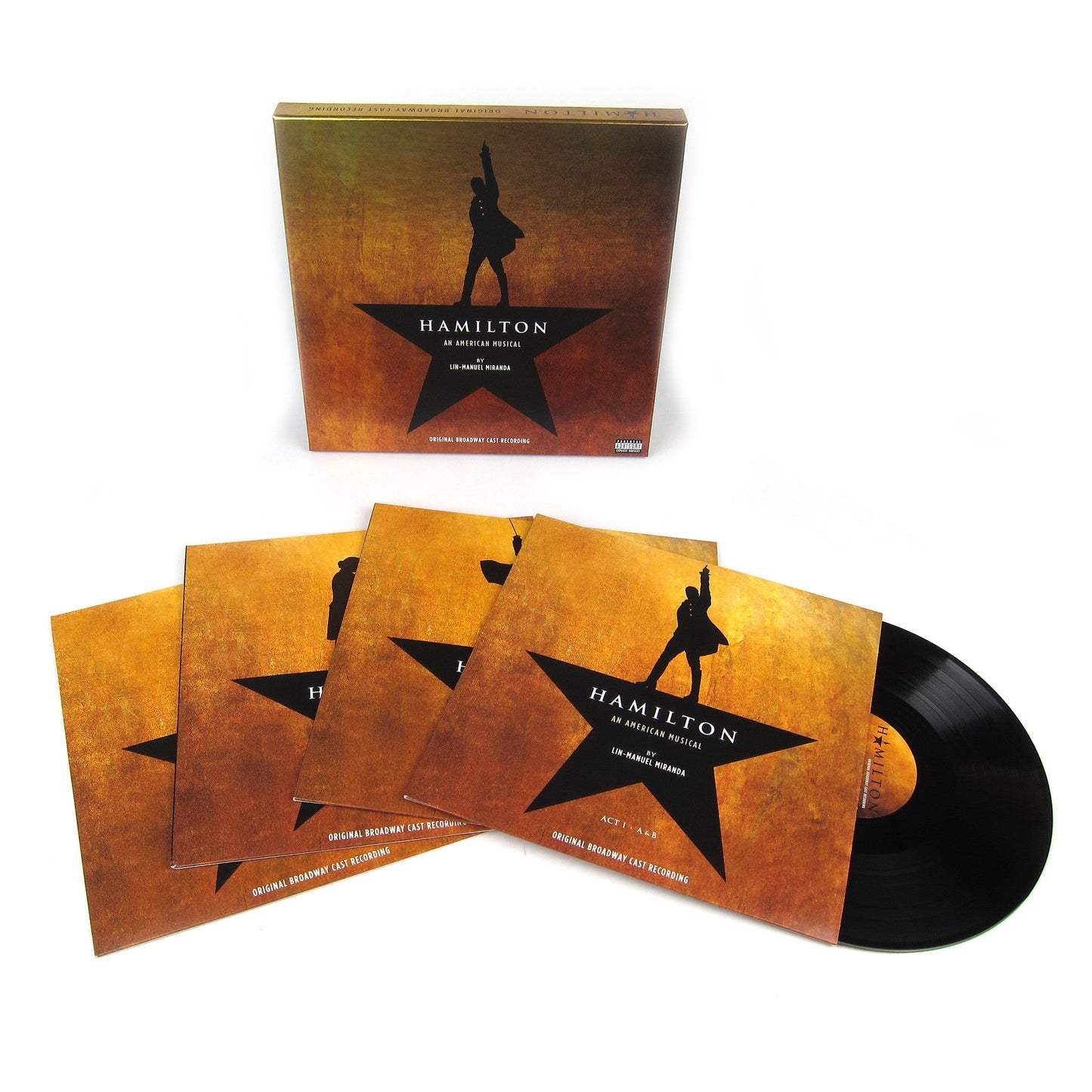 Hamilton: Original Broadway Cast Recording Vinyl 4LP Boxset { vinyl }