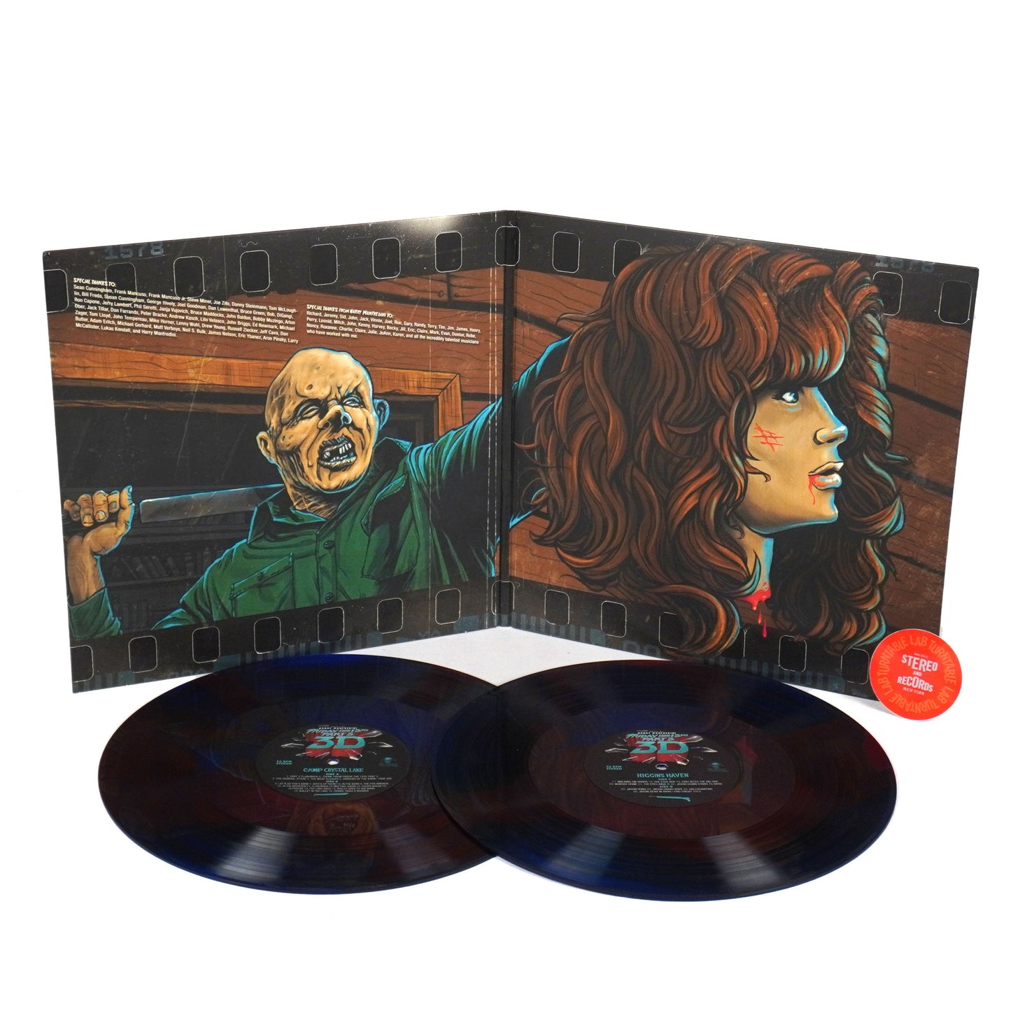 Harry Manfredini: Friday The 13th Part 3 (Lenticular Cover, Colored Vinyl) Vinyl 2LP { vinyl }