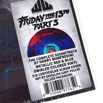 Harry Manfredini: Friday The 13th Part 3 (Lenticular Cover, Colored Vinyl) Vinyl 2LP { vinyl }