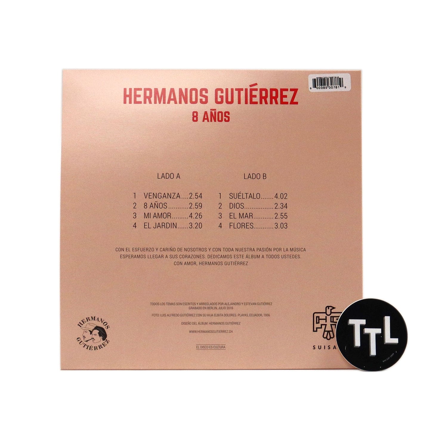 Hermanos Gutierrez: 8 Anos (Colored Vinyl) Vinyl LP { vinyl }