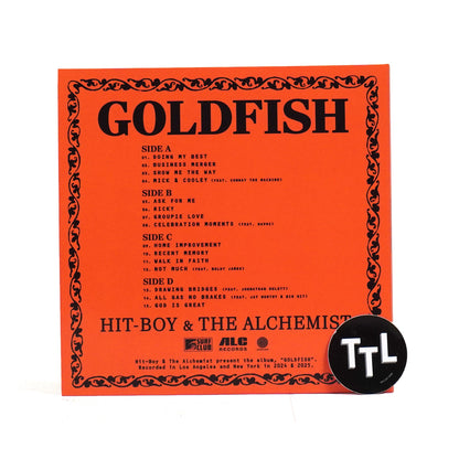Hit-Boy & The Alchemist: Goldfish (Colored Vinyl) Vinyl 2LP { vinyl }