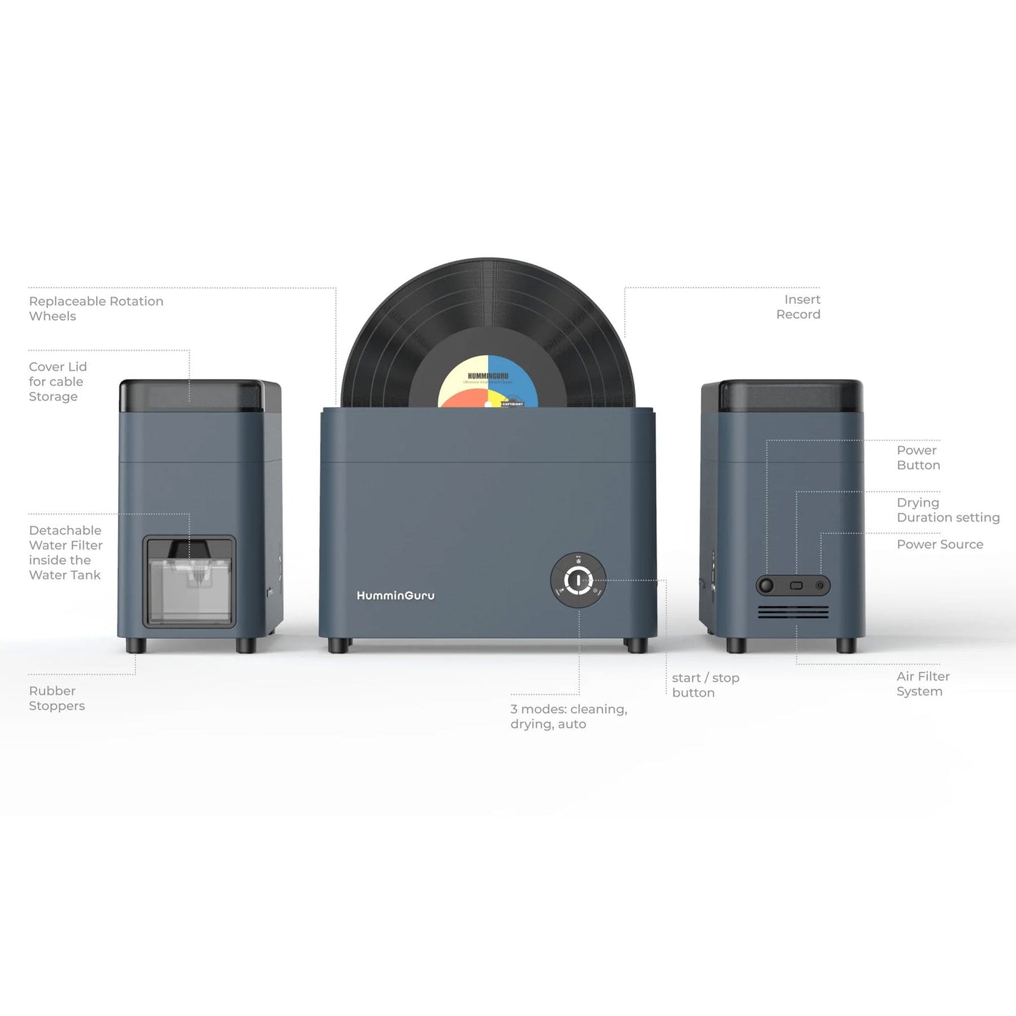 HumminGuru: Ultrasonic Vinyl Record Cleaner - PRE-ORDER
