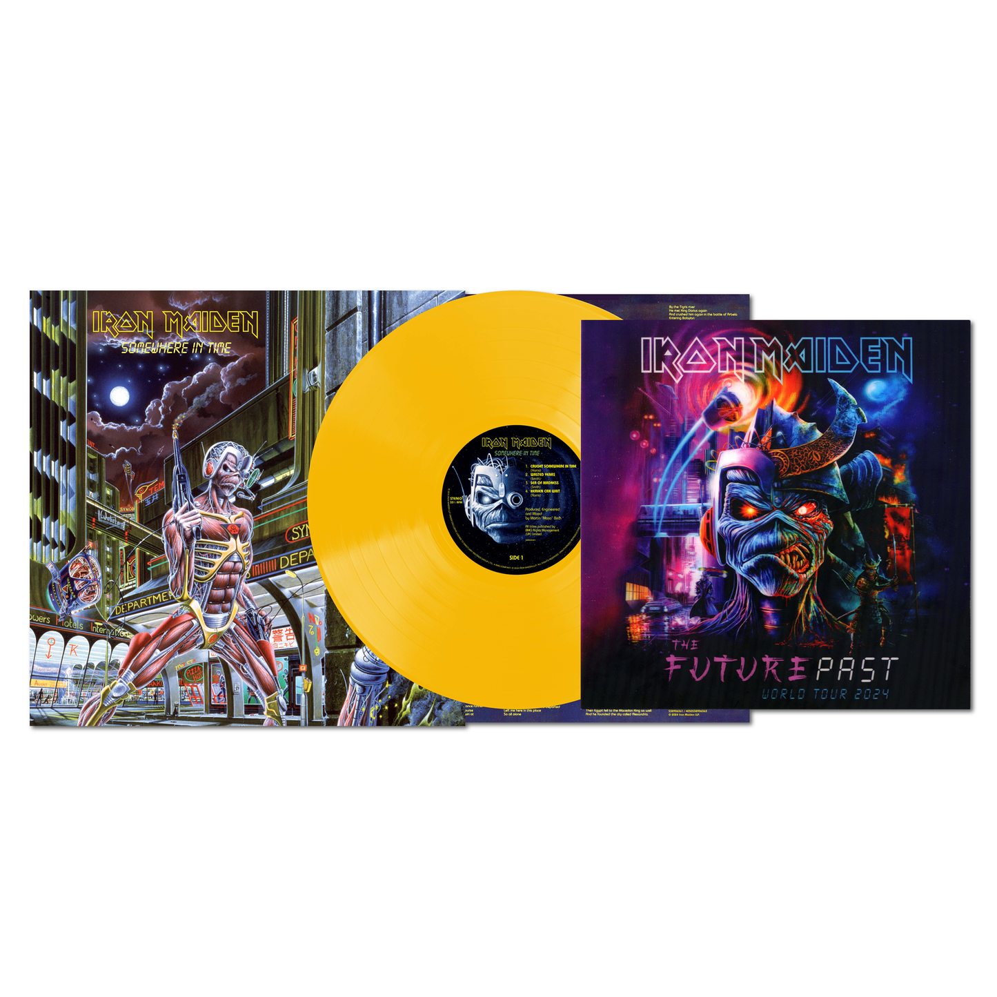 Somewhere In Time: Limited Yellow Vinyl LP w/ Tour Lenticular { vinyl }