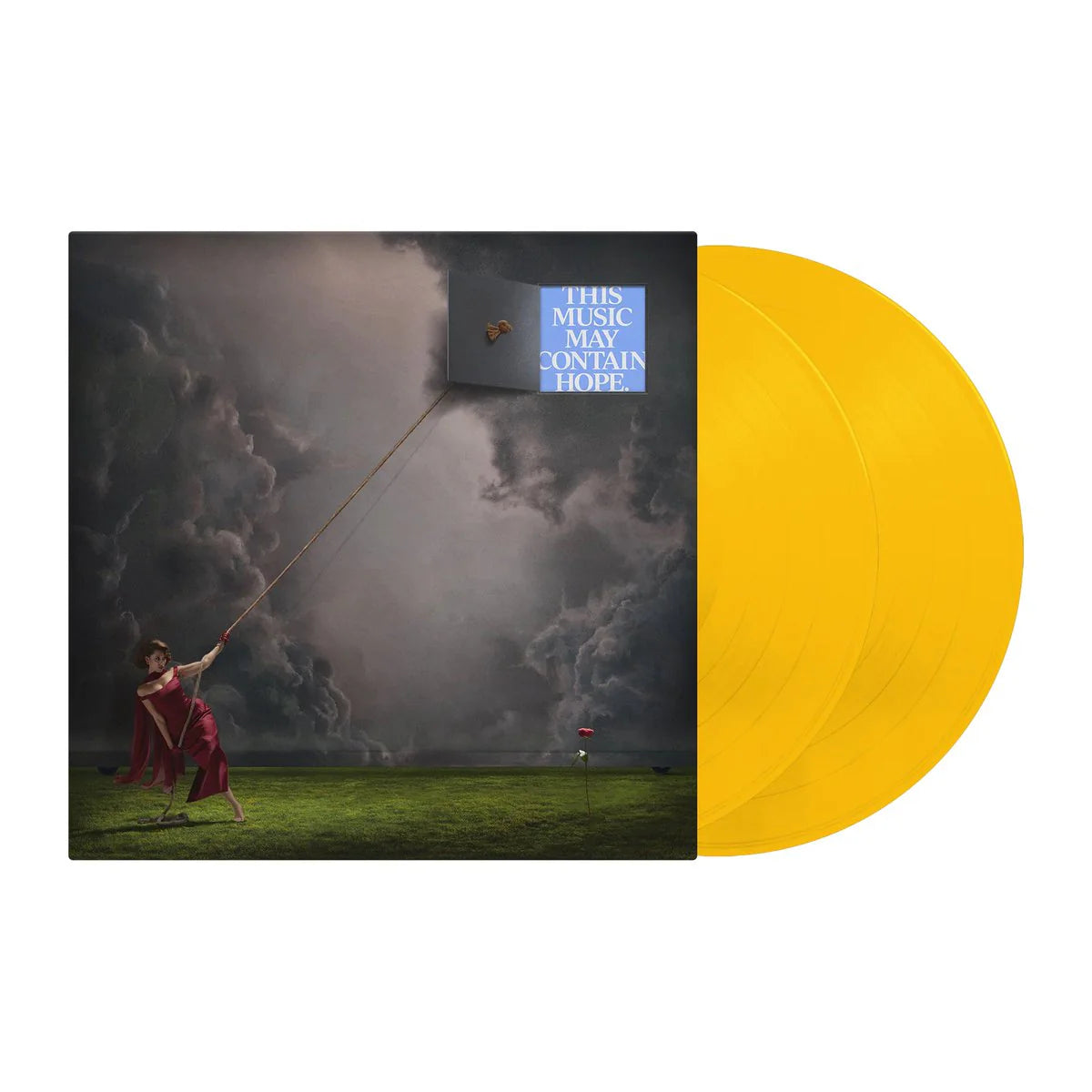 THIS MUSIC MAY CONTAIN HOPE. Yellow Vinyl 2LP { vinyl }