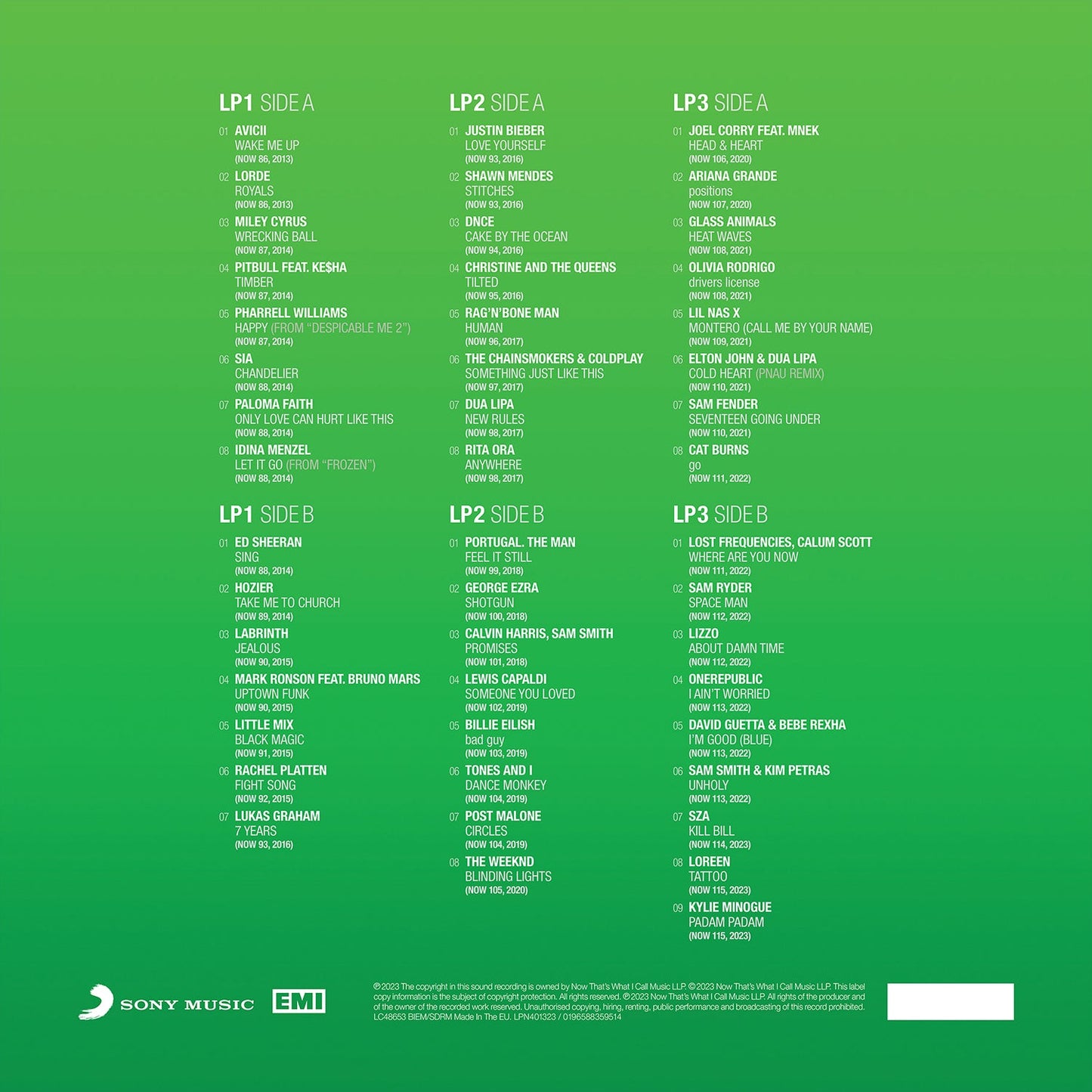 NOW That's What I Call 40 Years: Volume 4 - 2013-2023 (3LP) { vinyl }