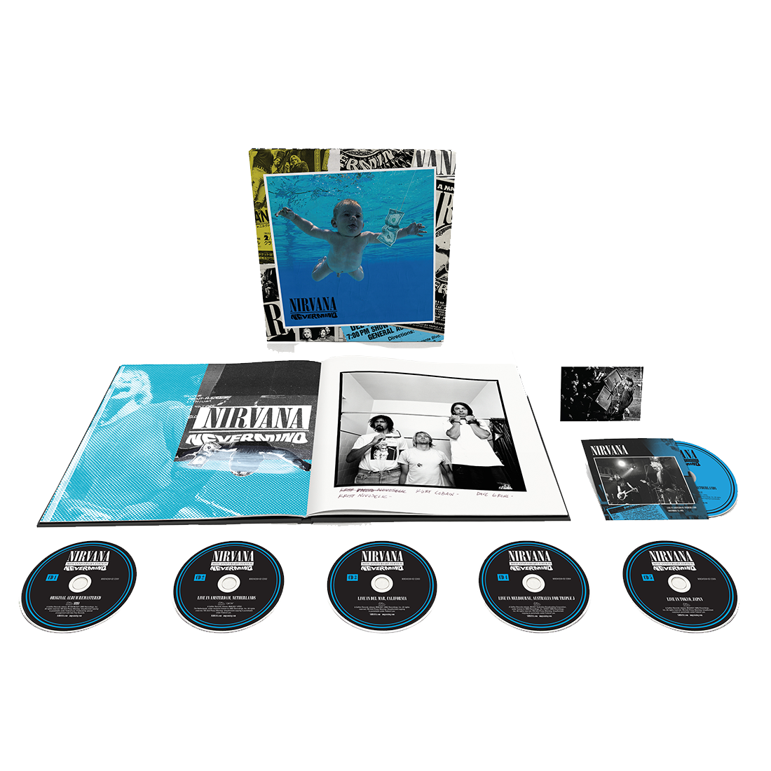 Nevermind (30th Anniversary): Super Deluxe Edition 5CD + Blu-Ray Box Set { vinyl }