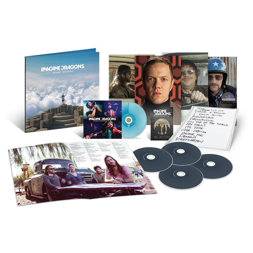 Night Visions - 10th Anniversary Edition: Super Deluxe 4CD + DVD Box Set { vinyl }