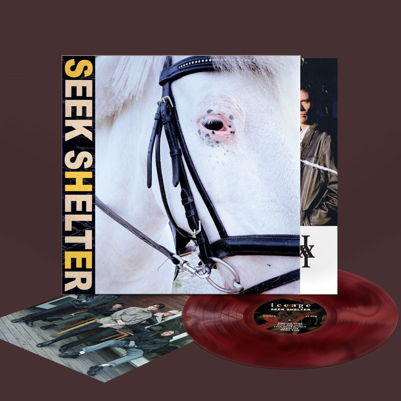 Seek Shelter: Limited Red Smoke Vinyl LP { vinyl }