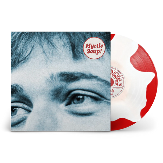 Myrtle Soup: Signed Exclusive Red + White Splodge Vinyl LP + A5 Lyric Booklet { vinyl }