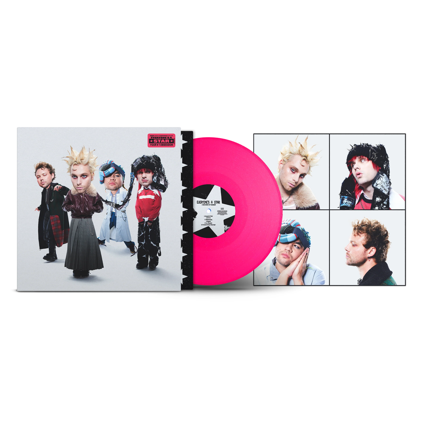 Everyone’s A Star! Exclusive Hot Pink Glitter Vinyl { vinyl }