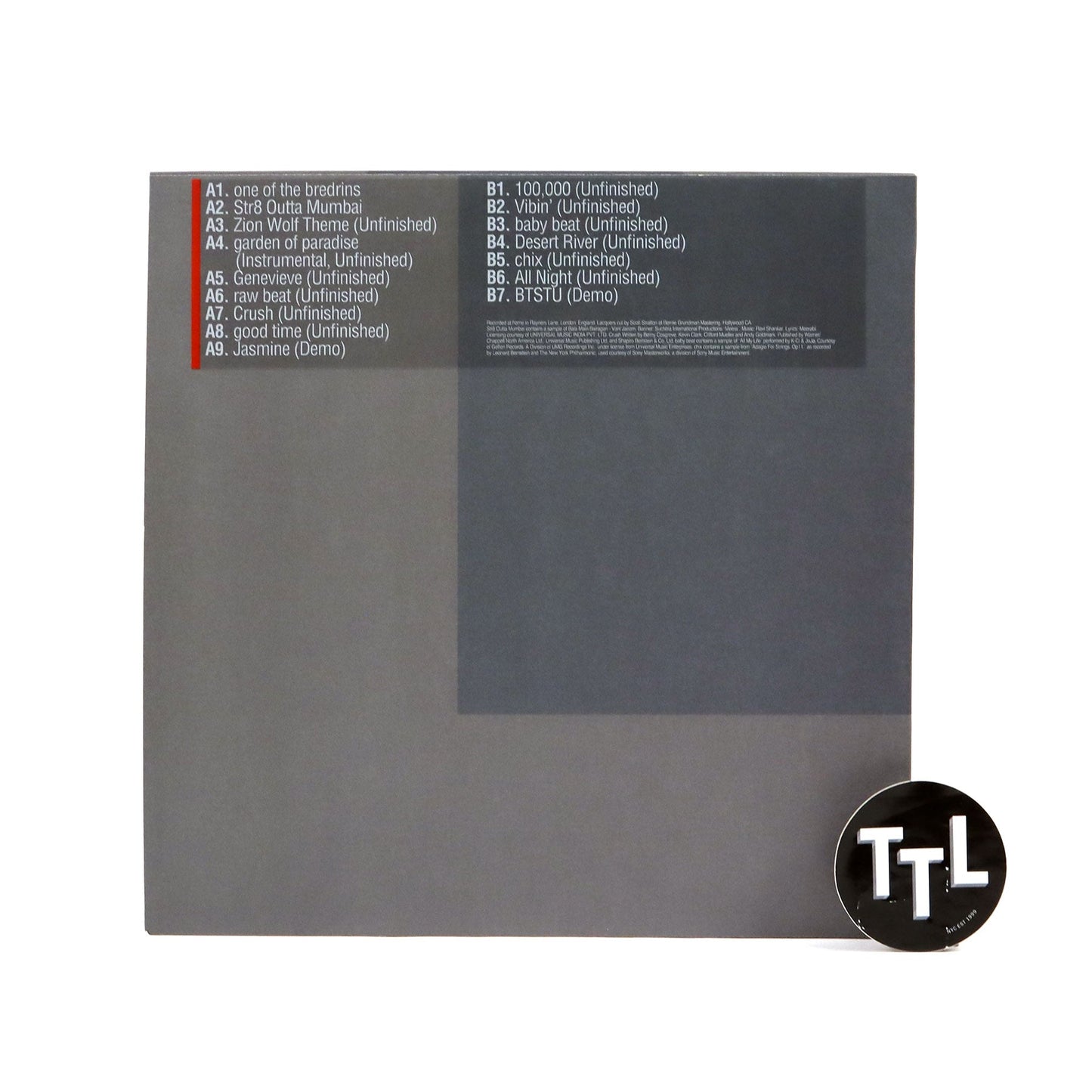 Jai Paul: Leak 04-13 (Bait Ones) Vinyl LP { vinyl }