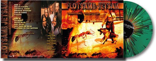 FLOTSAM & JETSAM - UNNATURAL SELECTION - LIMITED EDITION Splatter Green Vinyl LP { vinyl }