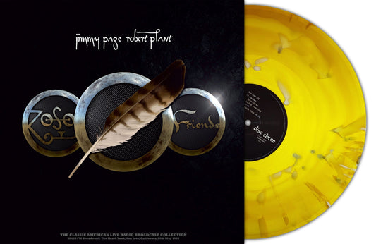 JIMMY PAGE & ROBERT PLANT - FRIENDS LIVE IN SAN JOSE 1995 Lagoon Vinyl LP { vinyl }