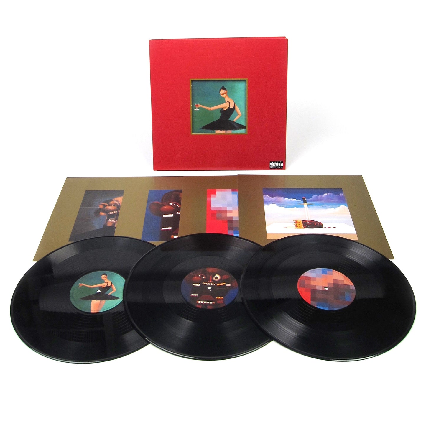Kanye West: My Beautiful Dark Twisted Fantasy Vinyl 3LP { vinyl }