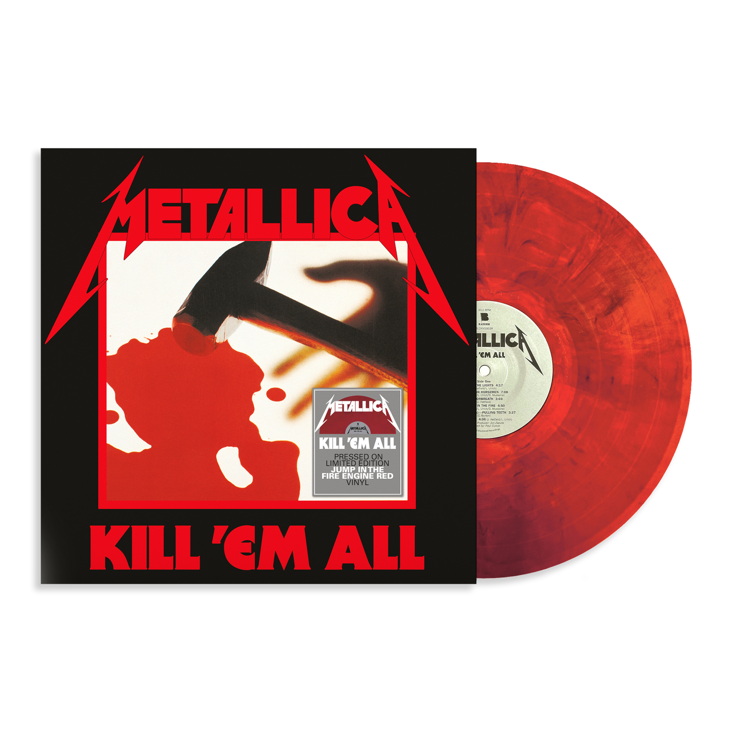 Kill 'Em All: Limited 'Jump In The Fire Engine' Red Vinyl LP { vinyl }