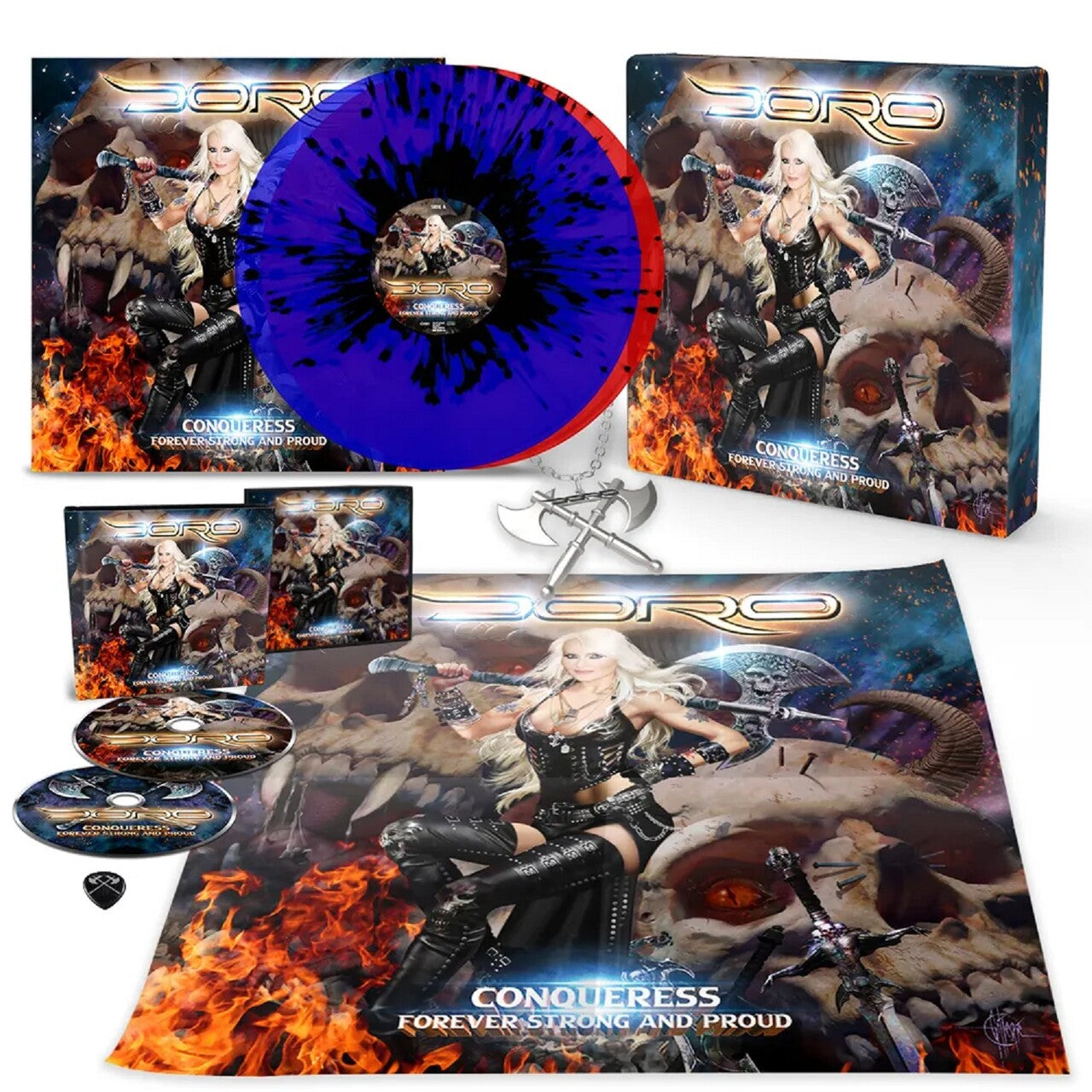 Conqueress - Forever Strong And Proud: Limited Edition Colour Vinyl Box Set { vinyl }