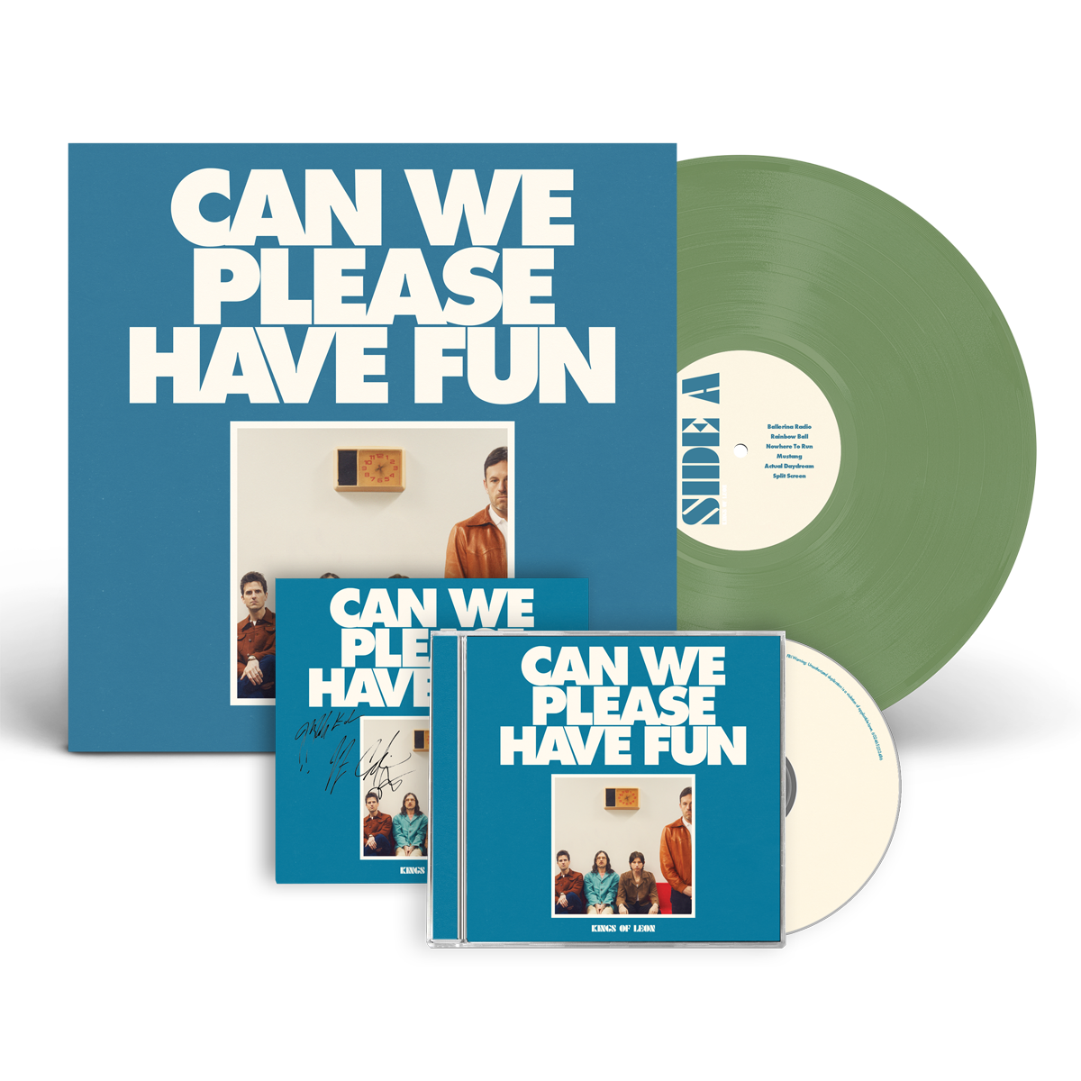 Can We Please Have Fun Bundle: Store Exclusive Olive Green Vinyl, Standard CD, & Signed Art Card { vinyl }