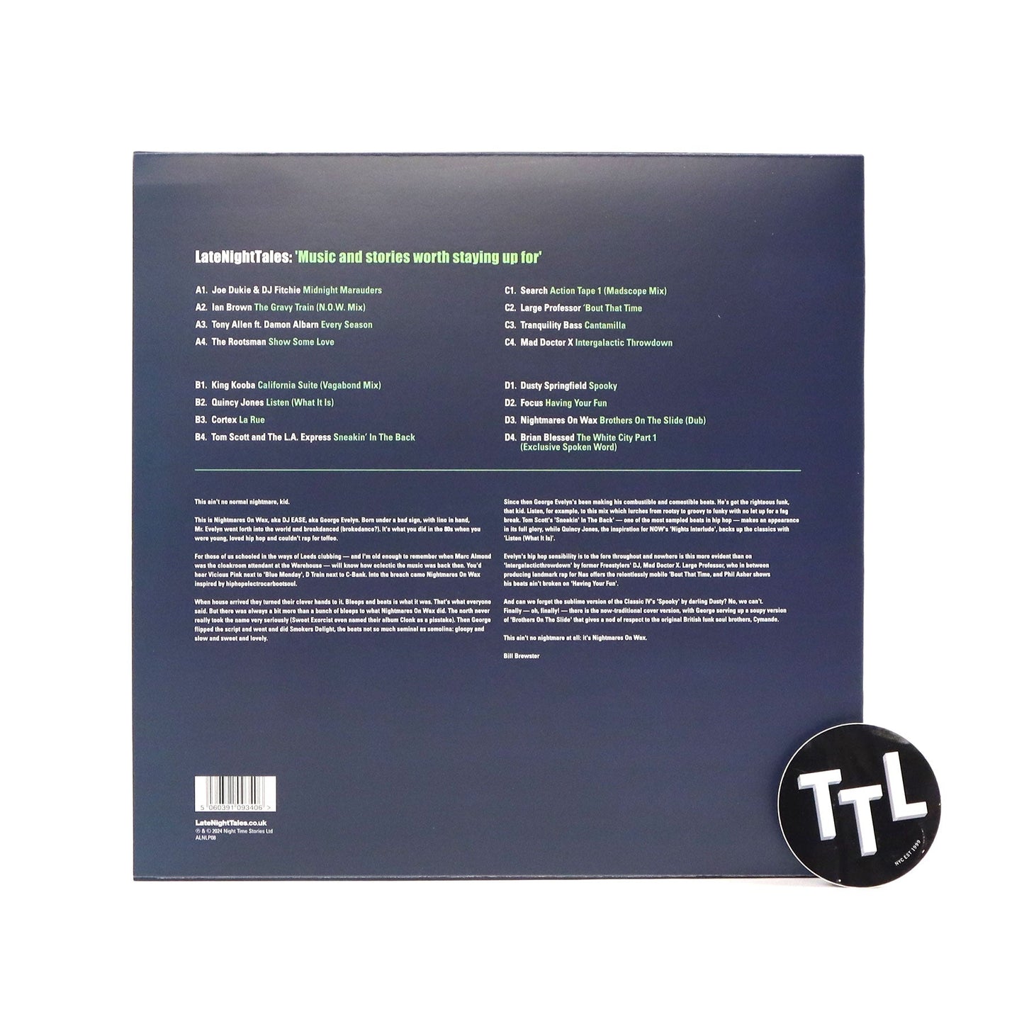 Nightmares On Wax: Late Night Tales (180g) Vinyl 2LP { vinyl }