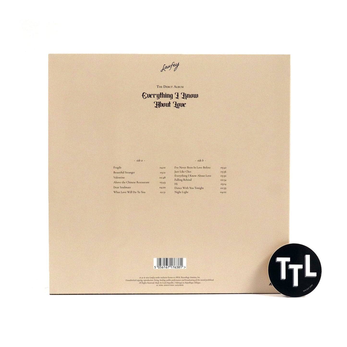 Laufey: Everything I Know About Love Vinyl LP { vinyl }