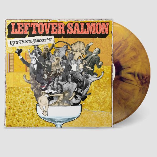 LEFTOVER SALMON - LET'S PARTY ABOUT IT - DEEP YELLOW / PURPLE Vinyl LP { vinyl }