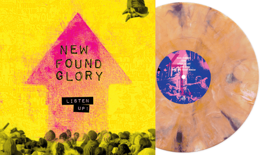 NEW FOUND GLORY - LISTEN UP Orange & Purple Vinyl LP { vinyl }