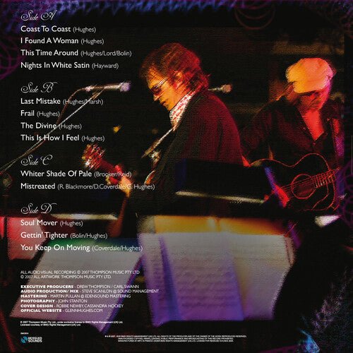 HUGHES,GLENN - LIVE IN AUSTRALIA - LTD GREEN VINYL Vinyl LP { vinyl }