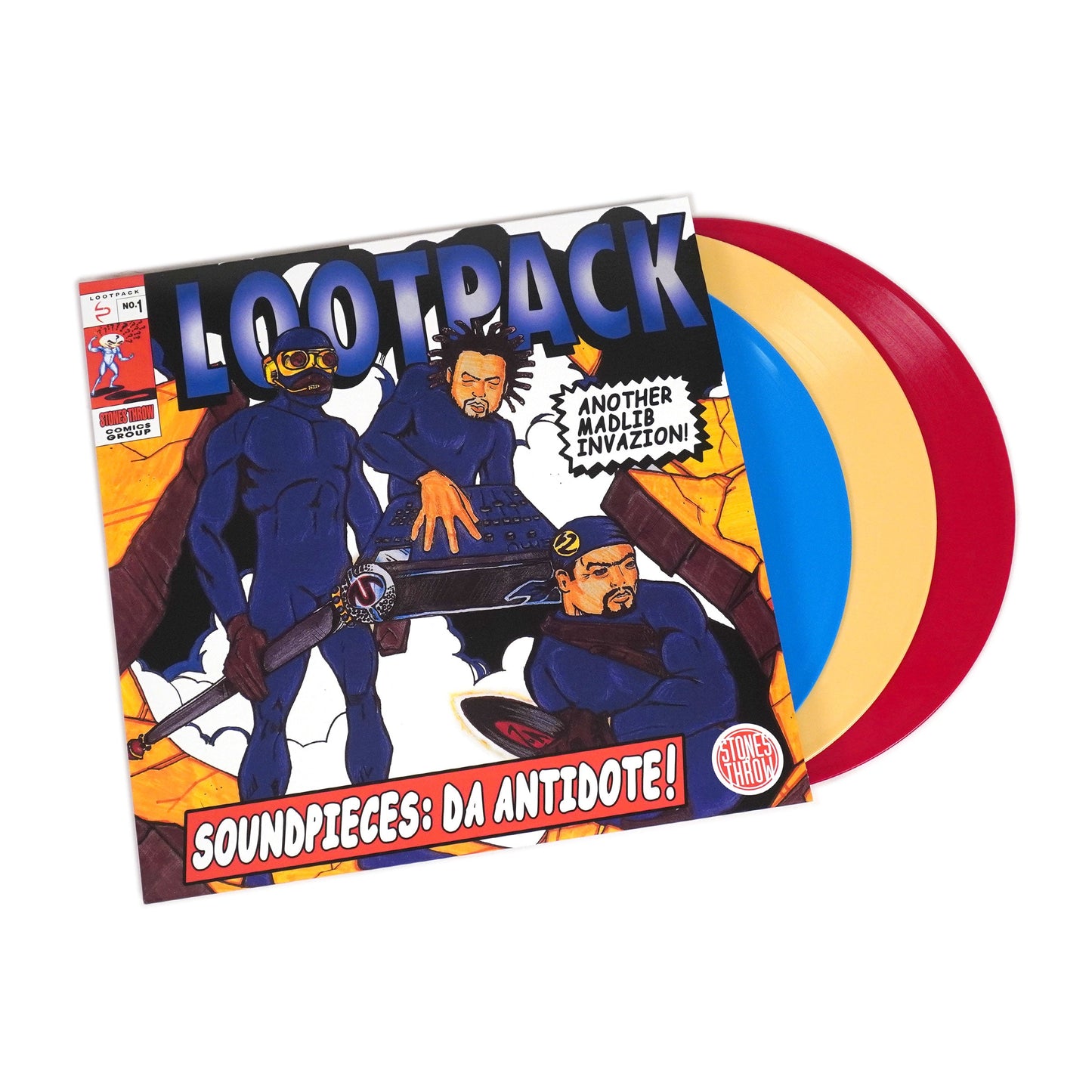 Lootpack: Soundpieces - Da Antidote! (Colored Vinyl) Vinyl 3LP { vinyl }