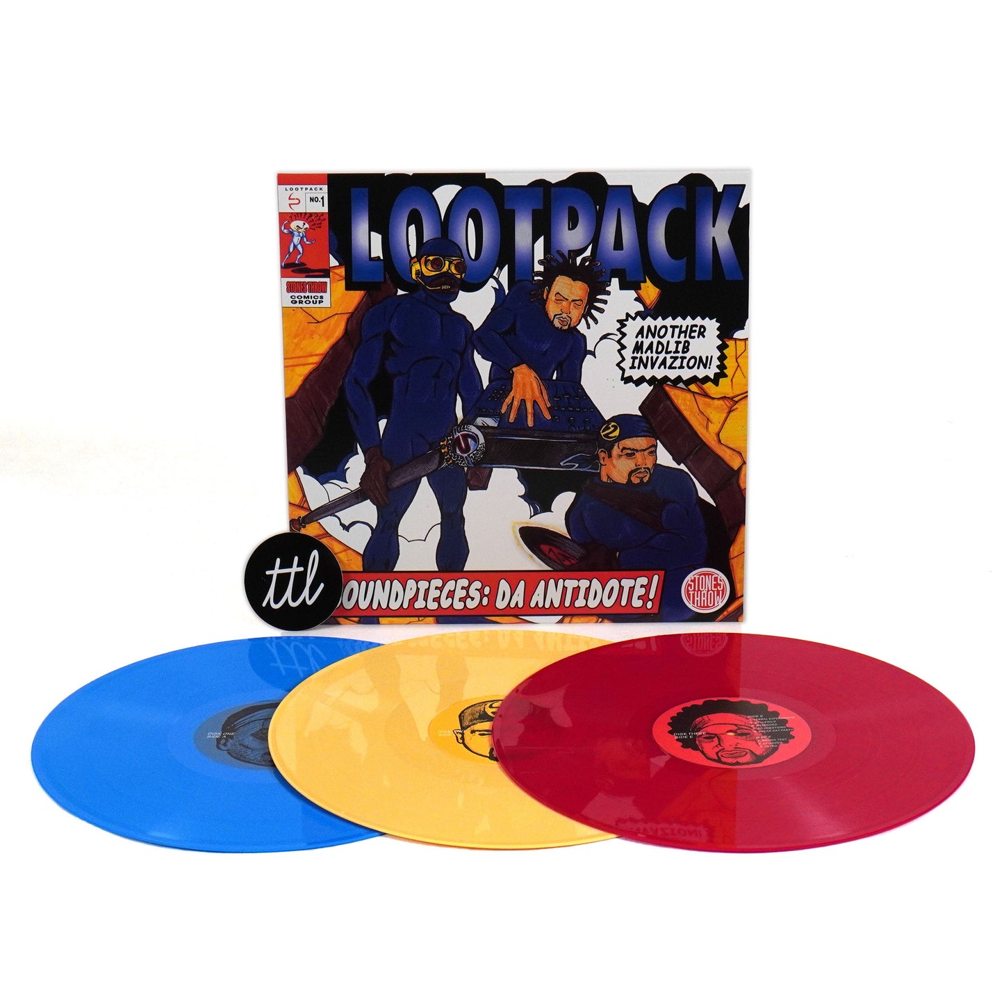 Lootpack: Soundpieces - Da Antidote! (Colored Vinyl) Vinyl 3LP { vinyl }