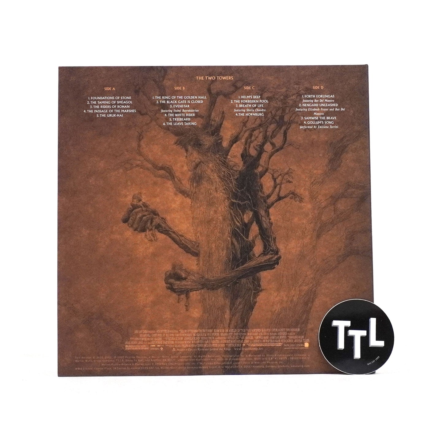 The Lord Of The Rings: The Two Towers Soundtrack (Indie Exclusive Colored Vinyl) Vinyl 2LP { vinyl }