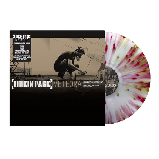 Meteora: Limited Gold & Red Splatter Vinyl LP { vinyl }