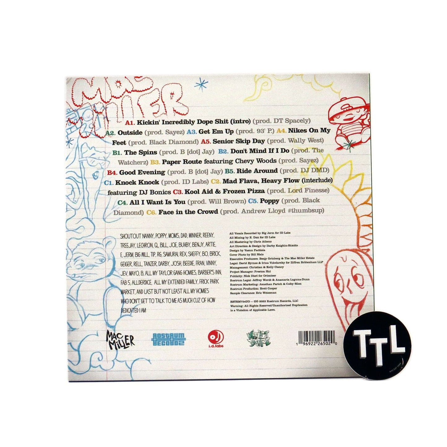 Mac Miller: K.I.D.S (Yellow Colored Vinyl) Vinyl 2LP { vinyl }