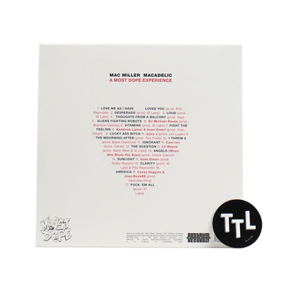 Mac Miller: Macadelic (White Colored Vinyl) Vinyl 2LP { vinyl }