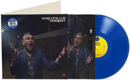 MORRISSEY - MAKE-UP IS A LIE Blue Vinyl LP { vinyl }