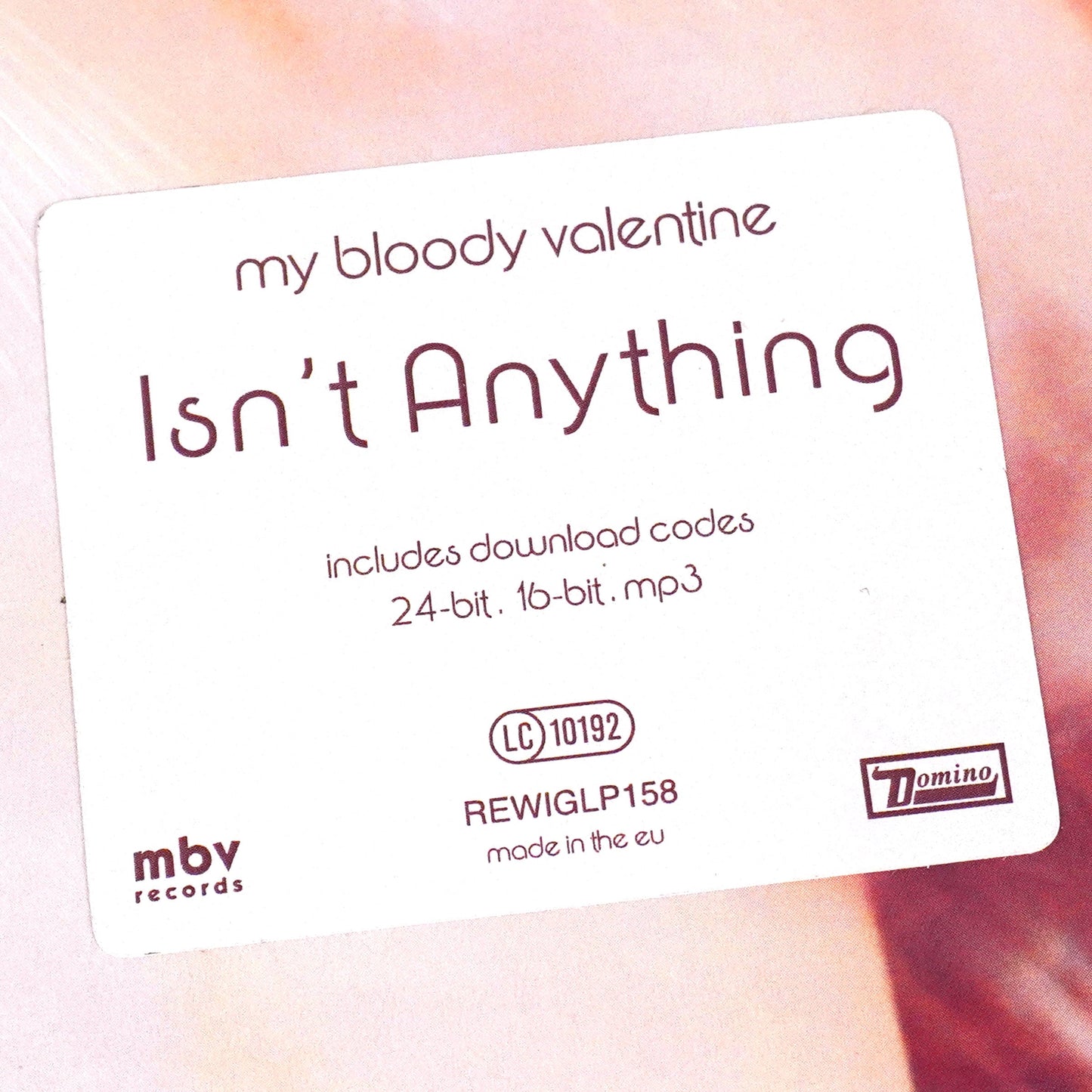 My Bloody Valentine: Isn't Anything (Import) Vinyl LP { vinyl }