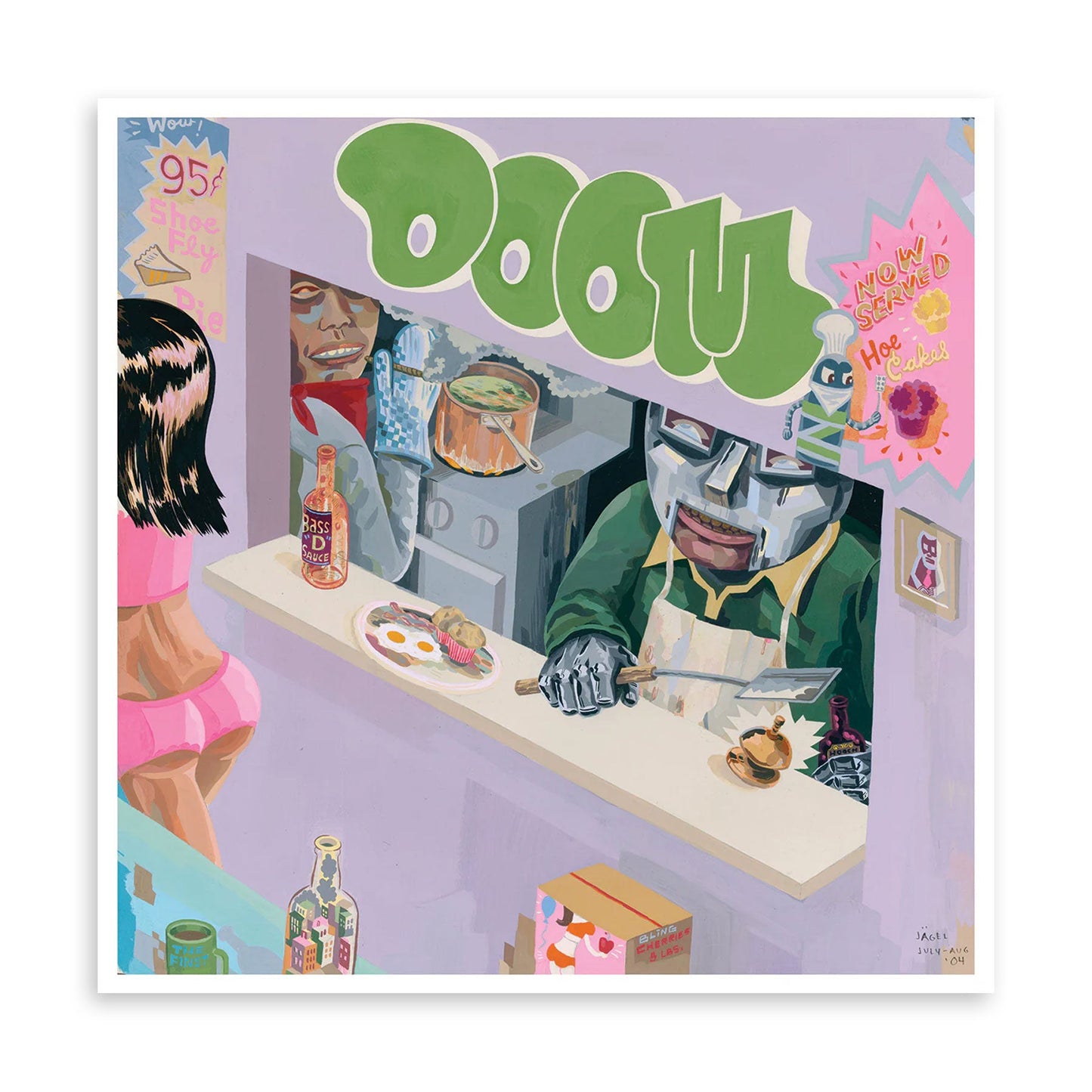 MF Doom: Hoe Cakes Poster { vinyl }